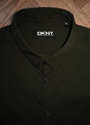 Чоловіча сорочка хакі dkny m