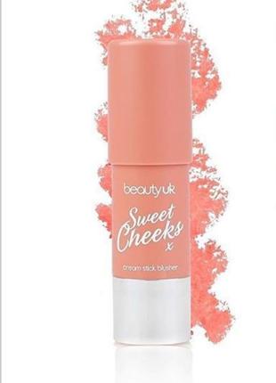 Beauty uk sweet cheek cream blusher кремові рум'яна