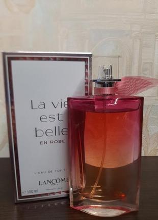 Туалетная вода lancom la vie est belle en rose