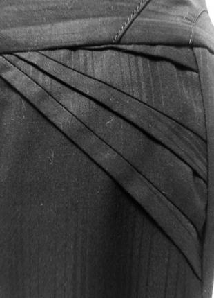 Спідниця у тонку смужку стрейч / юбка класична цікава3 фото