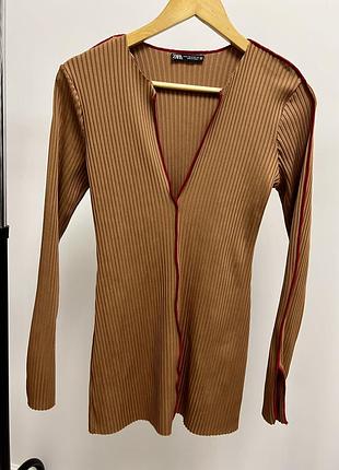 Кофточка zara,подовжена,стильна,елегантна.