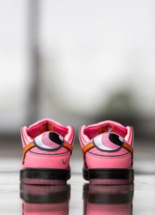 Nike sb dunk low x powerpuff girls5 фото