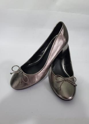Женские серебряные туфельки от new look3 фото