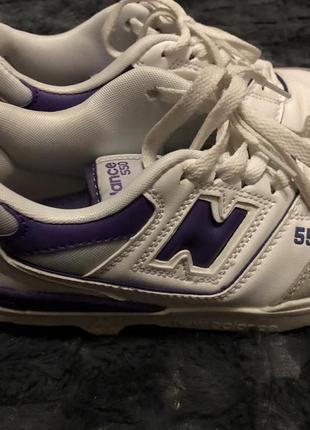 Кросівки new balance 550 фіолетові