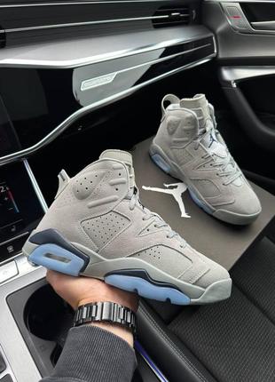 nike air this jordan retro 6 grey sky 6 1820