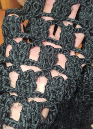 Хустки вязані, шарф6 фото