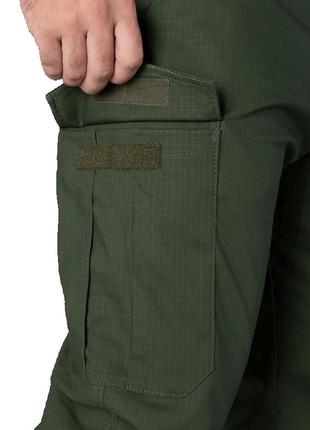 Штаны тактические военные армейские износостойкие штаны для военных всу m-long олива ku-228 фото