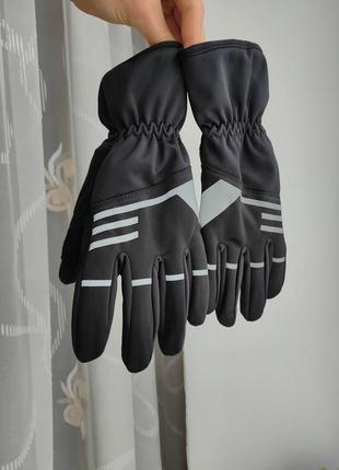 Зимние варежки перчатки спортивные варежки crane reflective l-xl горнолыжные варежки