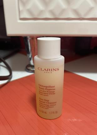 Тоник для лица clarins demaquillant tonic express