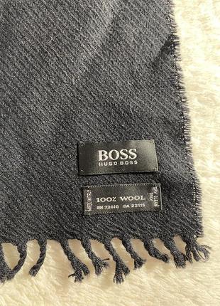 Hugo boss шарф мужской шерстяной1 фото