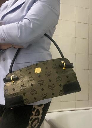 Mcm сумка оригинал! с узором visetos