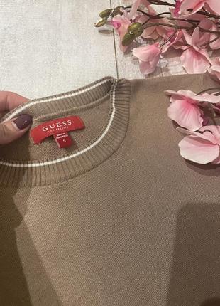 Фірмовий светр guess з надписом бренду оверсайз світшот2 фото