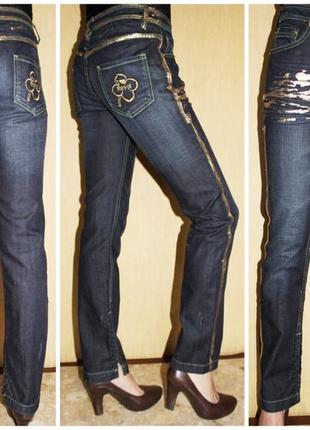 Бомбезні бендовые джинси від royal fashion, оригінал, італія, м8 фото