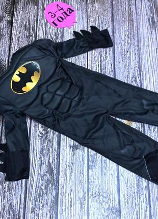 Новогодний костюм batman с маской для мальчика 3-4 года, 98-104 см