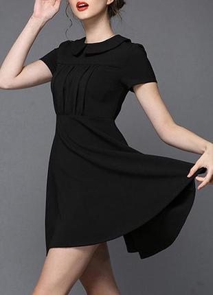 Маленькое чёрное платье с круглым воротником redherring1 фото