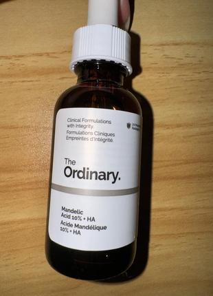 The ordinary пилинг с 10% миндальной и гиалуроновой кислотой - mandelic acid 10% и the ordinary retinol 1%1 фото