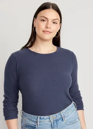 Плюшевая женская футболка с круглым вырезом и длинными рукавами термокофта3 фото