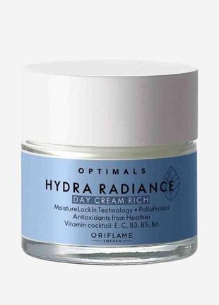 Увлажняющий крем для сухой кожи optimals hydra radiance