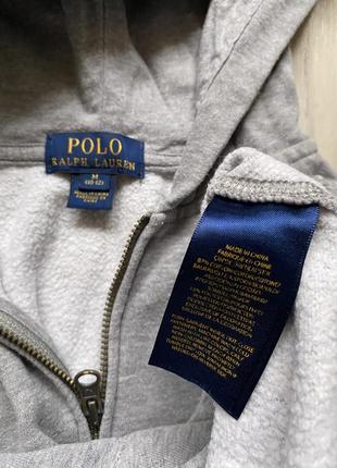 Толстовка polo ralph lauren 10-12 лет теплая кофта серая2 фото