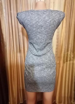 Базовое платье в рубчик от new look, размер s2 фото