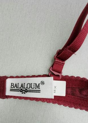 Balaloum комплект нижнего белья женский бордо 70в6 фото