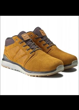 44,45. черевички salomon utility chukka twr rawhide lt/afw16-17