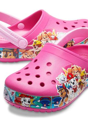 Дитячі сабо crocs fun lab paw patrol clog оригінал с6, с8