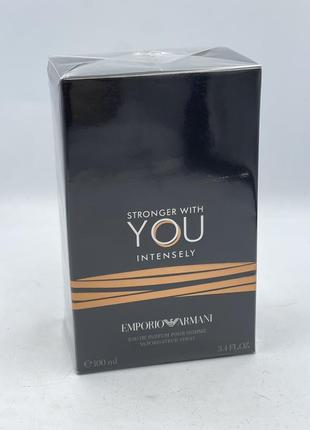 Armani stronger with you intensely парфюмированная вода 100мл