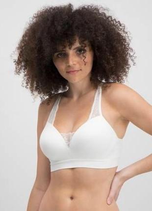 Мягкий удобный бюстгальтер на паралоне push up пуш ап без косточек 75 а-b / 70 в-c