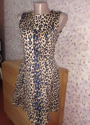 Платье принт леопард2 фото