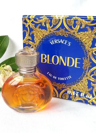 Вінтажна мініатюра blonde від versace, туалетна вода