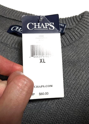 Chaps от ralph lauren котоновый свитер брендовый6 фото