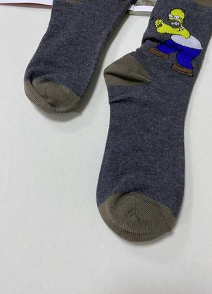 Чоловічі шкарпетки з сімпсонами р. 42/444 фото