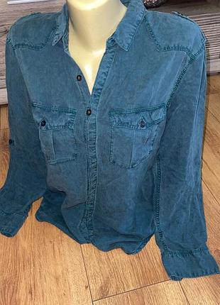 Рубашка оверсайз сорочка вільного крою