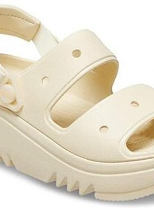 Жіночі босоніжки на платформі crocs hiker оригінал w9
