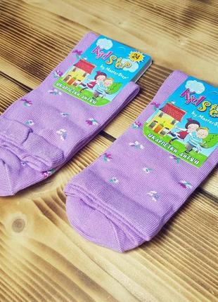 Шкарпетки для дівчинки "квіточки", розмір 24 / 10-12 років