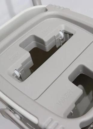 Швабра с отжимом, ведром r1 и дополнительной насадкой