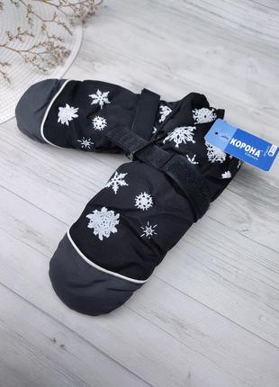 Зимові рукавиці для дівчаток 💗 краги непромокальні дитячі рукавички водонепроникні лижні9 фото