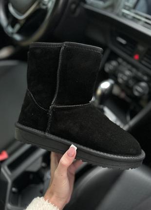 Натуралка зимние угги замша н ❄ натуральная кожа уггі шкіра на меху платформа