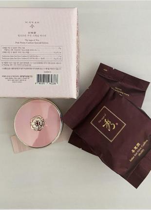Люкс кушон #23 the saga of soo seonhyeyoon pink cushion edition set spf50+/pa+++ 15g*3шт6 фото