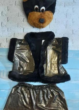 Костюм новорічний ведмедика, маскарадний костюм ведмедя