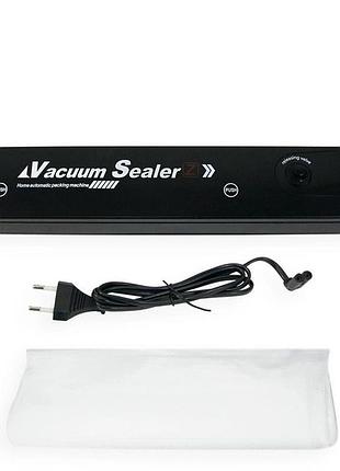 Вакуумный упаковщик vacuum sealer lp-11 (s+) новая модель две кнопки. цвет: черный