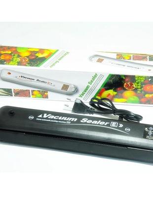 Вакуумный упаковщик vacuum sealer lp-11 (s+) новая модель две кнопки. цвет: черный