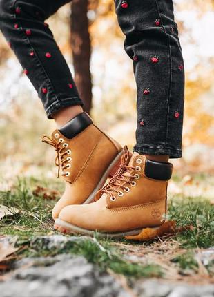 Жіночі черевики timberland ginger хутро / smb