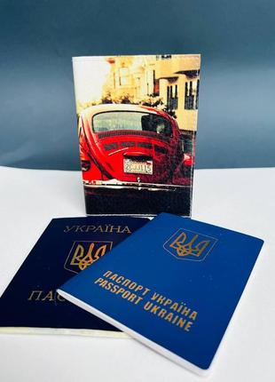 Обкладинка на паспорт книжку шкіра  , закордонний паспорт ,біометричний воєний  білет автомобіль