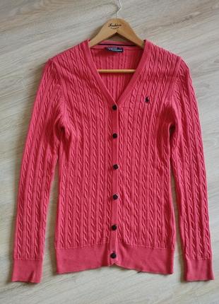 🦞 polo ralph lauren. женский кардиган м. из хлопка