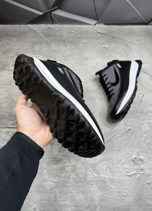 Зимние мужские ботинки nike black grey(мех) 40-42-443 фото