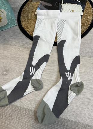 Чоловічі компресійні шкарпетки hysaixia для бігу баскетбольний  компресні панчохи марафонські шкарпетки унісекс2 фото