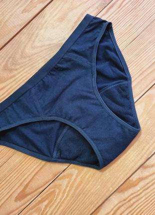 Жіночі менструальні трусики, розмір m, колір чорний