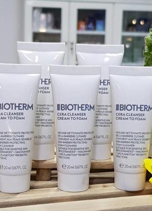 Biotherm  cera cleanser cream to foam 5 ml.